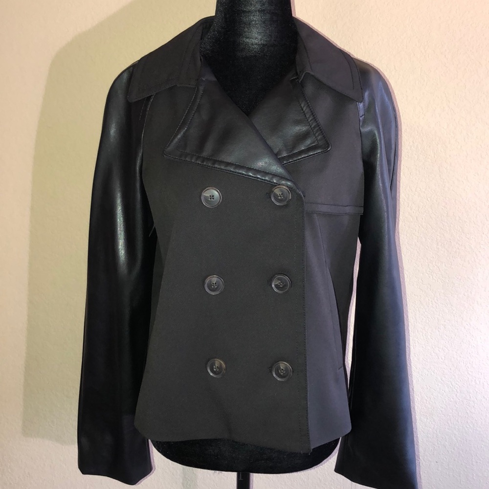 NWT Worthington Jacket with Faux Leather